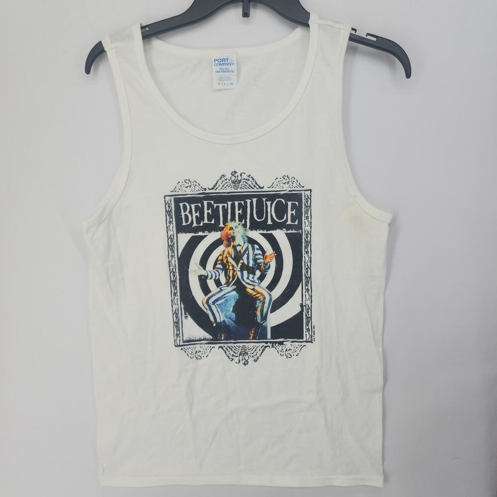 Beetlejuice WB 2023 Graphic Tank Top White S